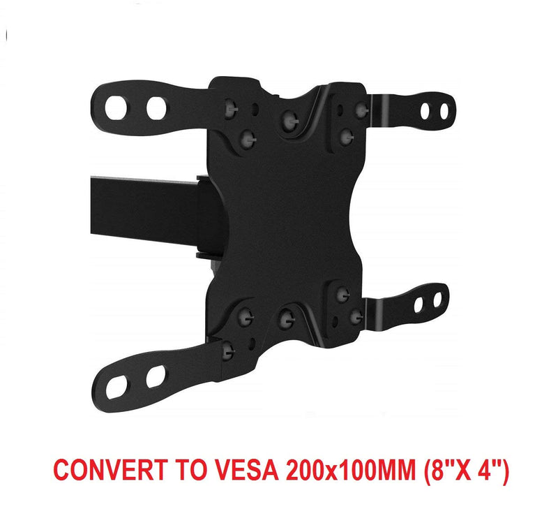 [AUSTRALIA] - Mount Plus 201P Adapter Bracket Convert VESA 100x100mm to VESA 200x200mm and 200x100mm (Fits Most 23" to 42" Flat Panel TV) 