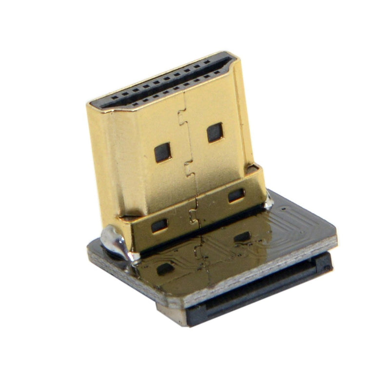 [AUSTRALIA] - CY CYFPV 90 Degree Down Angled HDMI Type A Male Connector for FPV HDTV Multicopter Aerial Photography Standard-HDMI Down-Angled 