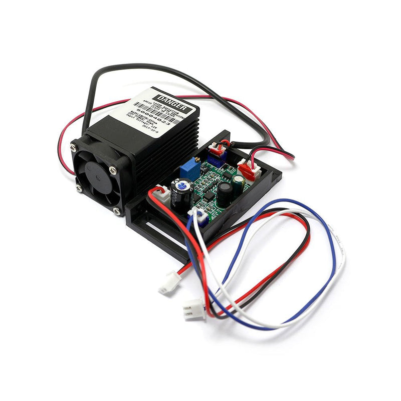 Industrial Blue Lasers 445nm 447nm 450nm 50mw Dot Diode Module w/Driver Out and TTL & Fan Cooling