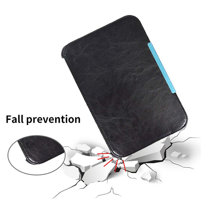 AFesar Flip Book Cover for Amazon Kindle Keyboard (Kindle 3/D00901) Ereader Case, Slim Light Hard Shell Folio Case for Kindle 3 Model D00901 Cover Magnet Closured Protective Pocket (Black) Black