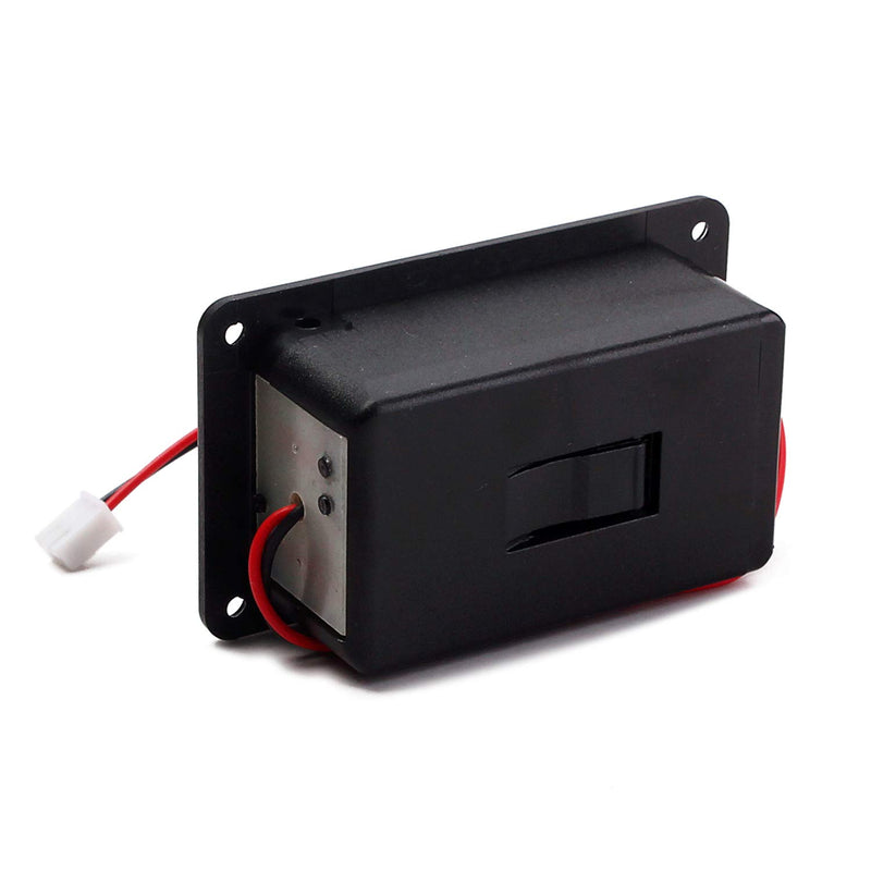 Guitar Pickup Battery Box 9V Battery Box Case Cover Holders for Guitar Bass Pickup Black