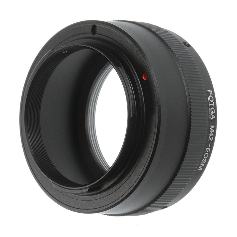 FocusFoto FOTGA Adapter Ring for M42 42mm Screw Mount Lens to Canon EOS EF-M Mount Mirrorless Camera Body M1 M2 M3 M5 M6 M10 M50 M100