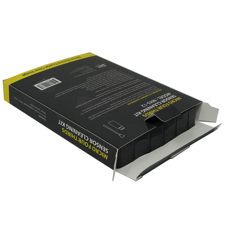 [AUSTRALIA] - Digital Camera Micro Four-Thirds 4/3 (MFT) 12mm Sensor Cleaning Swabs x 14pcs + 15ml Liquid Cleaner for Mirrorless MILC and ILDC 