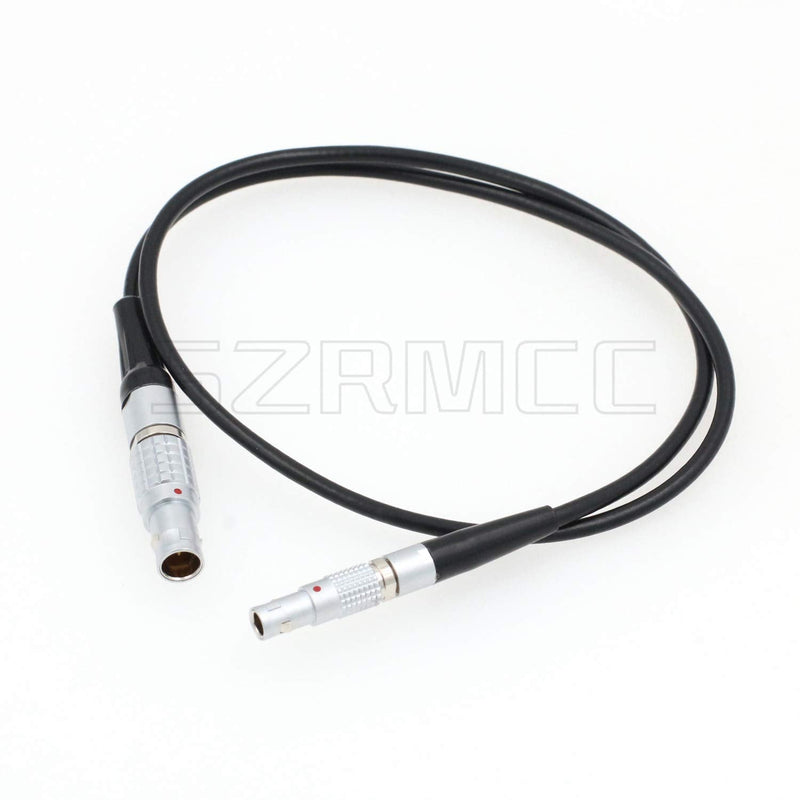 SZRMCC Ambient Lockit Sound Devices 0B 5 Pin to 00B 4 Pin TimeCode Input Cable for Red Epic Camera (Black Cable) Black Cable