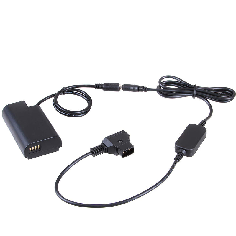 Foto4easy Power Adapter Cable,D-tap Connector to DMW-BLJ31 Dummy Battery for Powering Panasonic Lumix DC-S1HGK-K DC-S1RMGK-K DC-S1RGK-K DC-S1MGK-K DC-S1GK-K S Series Camera
