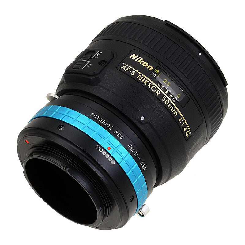 [AUSTRALIA] - Fotodiox Pro Lens Mount Adapter with Aperture Dial (Switchable for Clicked or De-Clicked Aperture), Nikon G and DX type Lens to Sony E-Mount NEX Camera, Nikon G - NEX Pro Camera Adapter, fits Sony NEX-3, NEX-5, NEX-5N, NEX-7, NEX-7N, NEX-C3, NEX-F3, So... 