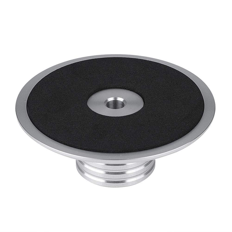 Ciglow Record Weight, New Black Record Weight Clamp LP Vinyl Turntables Metal Disc Stabilizer Made of Aluminum.(Silver) Silver