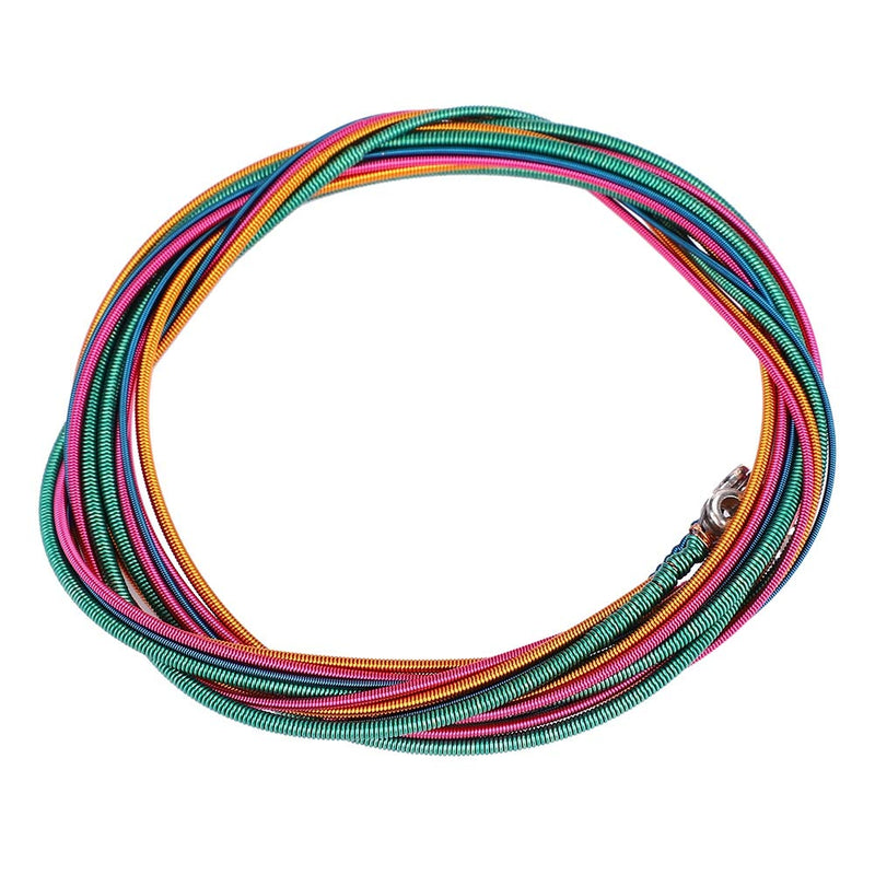 [AUSTRALIA] - Drfeify Metal Bass Strings, 4-String Metal Colorful Electric Bass Strings Instrument Bass Accessory and Part 