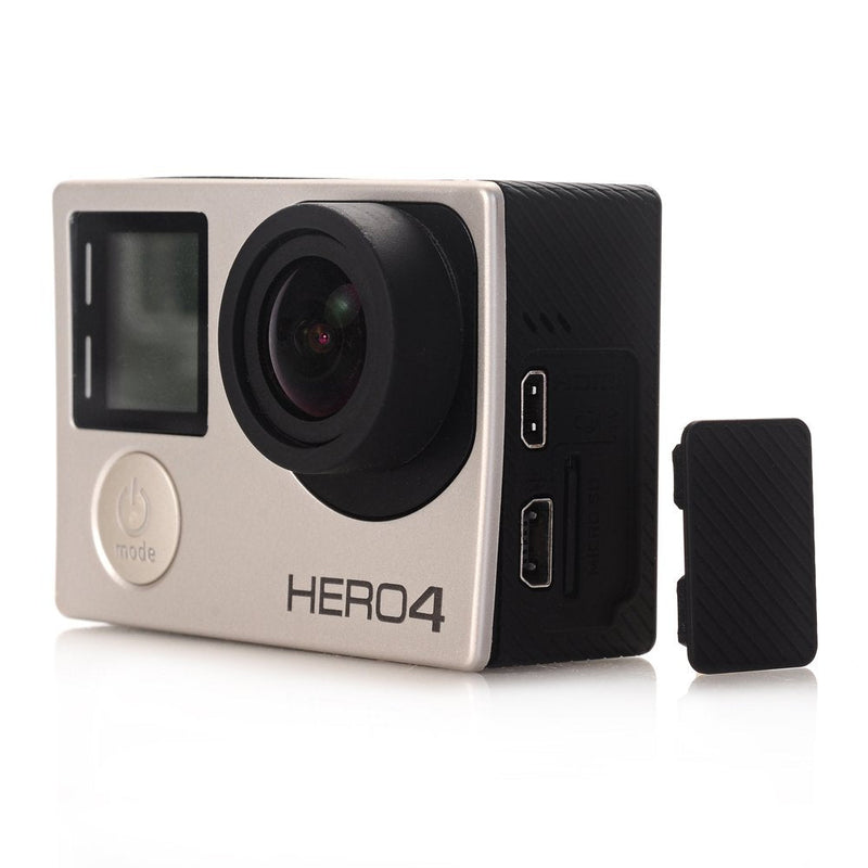 Nechkitter USB Side Door Cover Replacement Repair Part for GoPro Hero4 Black for GoPro Hero 4 Silver Side cap