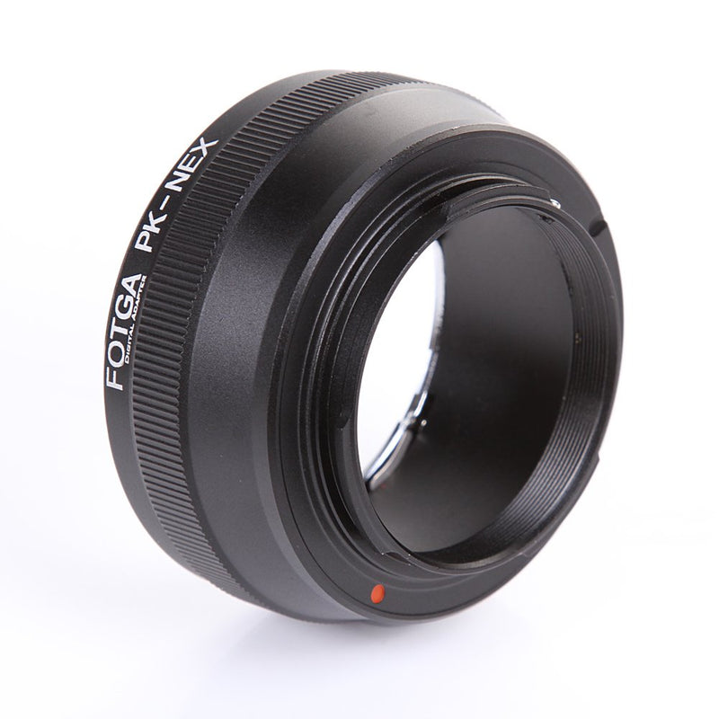 FocusFoto FOTGA Adapter Ring for Pentax PK K Lens to Sony E-Mount Mirrorless Camera NEX-5R 5T 3 NEX-6 NEX-7 a7 a7S a7R a7II a7SII a7RII a6500 a6300 a6000 a5100 a5000 a3500 NEX-FS700 VG30 VG900 PXW-FS7