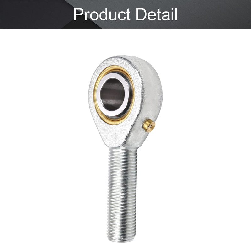 Othmro Rod End Joints Bearings 12.7mm POSB8L Bore Economy Male Left-Hand Rod Ends Bearing Thread CNC Equipment 1Pcs POSB8L 1 pcs12.7mm