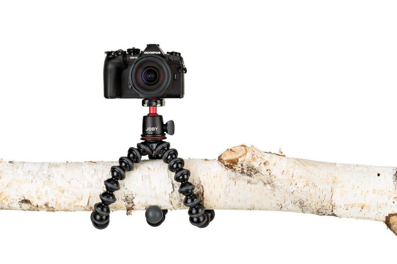 Joby JB01507 GorillaPod 3K Kit. Compact Tripod 3K Stand and Ballhead 3K for Compact Mirrorless Cameras or Devices up to 3K (6.6lbs). Black/Charcoal.