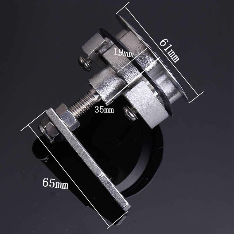 [AUSTRALIA] - 2PCS Marine Grade Stainless Steel Floor Buckle Hatch Latch Flush Turning Lift Handle Floor Buckle Recessed Hatch Pull Buckle Stainless Steel Floor Latch Flush Ring Non-Locking Latch with Turning Lock 