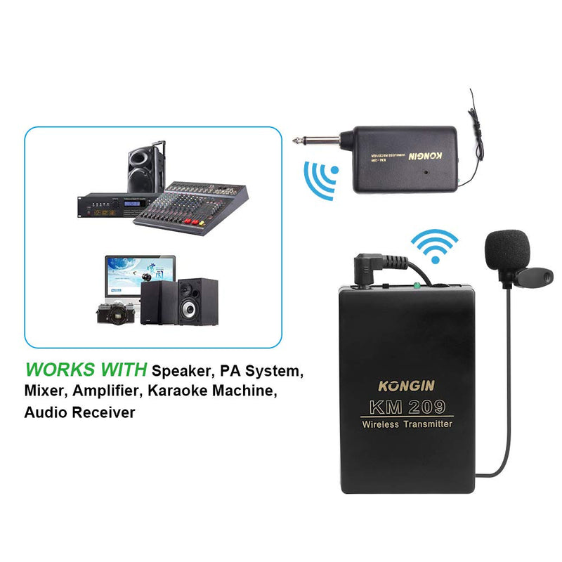 [AUSTRALIA] - AZFUNN Wireless Lavalier Lapel Microphone, Headset Mic System for Teaching, Preaching and Public Speaking 