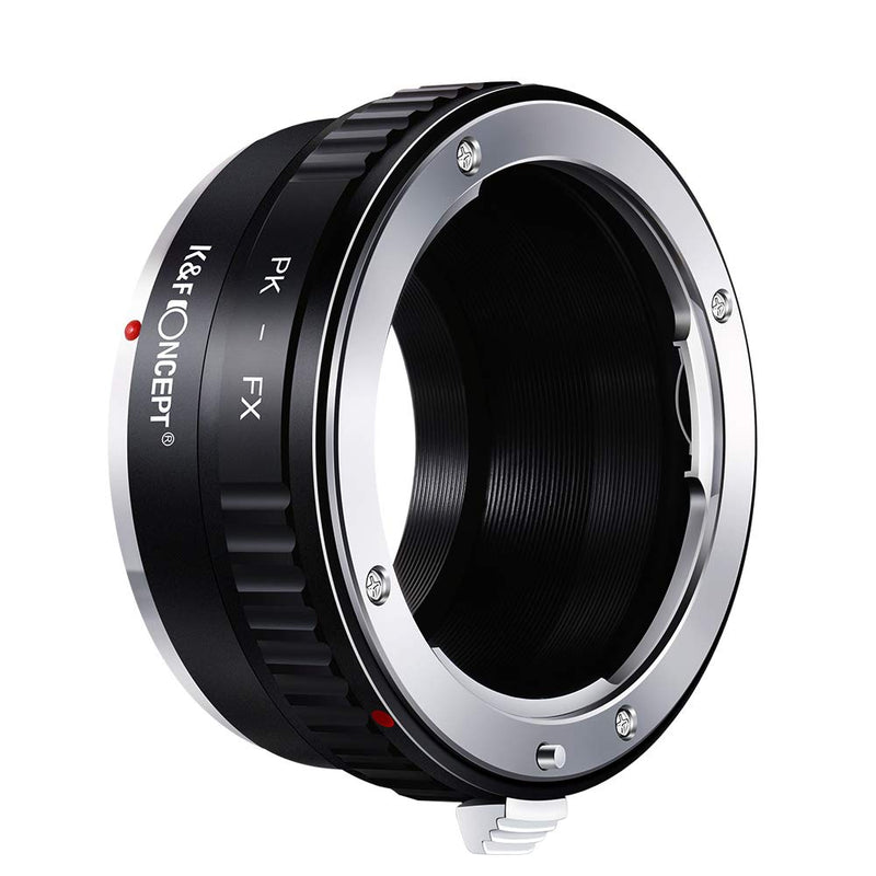 K&F Concept Lens Mount Adapter Pentax PK Lens to Fuji FX Mount Camera Adapter Fits X-Pro1 X-E1 X-M1