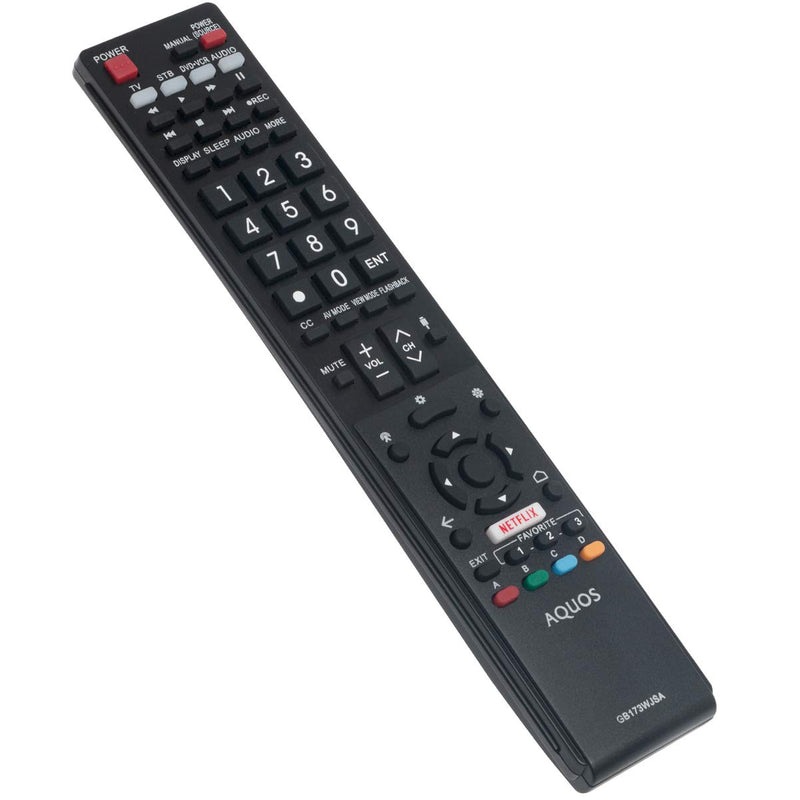 GB173WJSA RRMCGB173WJSA Replacement Remote Applicable for Sharp Aquos TV LC-80UH30U LC-70UH30U LC-70UE30U LC-70UC30U LC-60UE30U LC-80UE30U LC80UH30U LC70UH30U LC70UE30U LC70UC30U LC60UE30U LC80UE30U