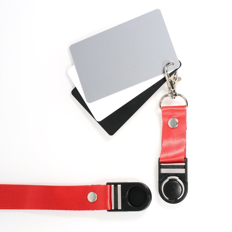 Foto&Tech Waterproof Premium Set 18% Grey Card White Balance Card Exposure Photography Card Set Custom Calibration Camera Checker for DSLR Video Digital and Film Photography (3.3 x 2.1 Inch) 3.3 x 2.1 Inch