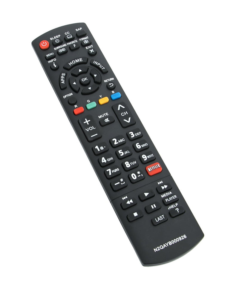 New N2QAYB000926 Replaced Remote Control fit for PANASONIC TV LED LCD SMART HDTV TC-39AS530 TC39AS530U TC-40AS520 TC40AS520U TC-50AS530U TC-55AS530 TC-60AS630 TC-60AS640U