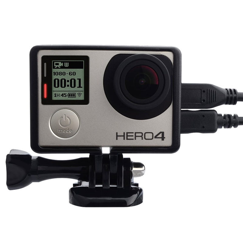 Haoyou Frame Mount  with Protective Lens Cover Apply to GoPro Hero4  Hero3+ Hero3