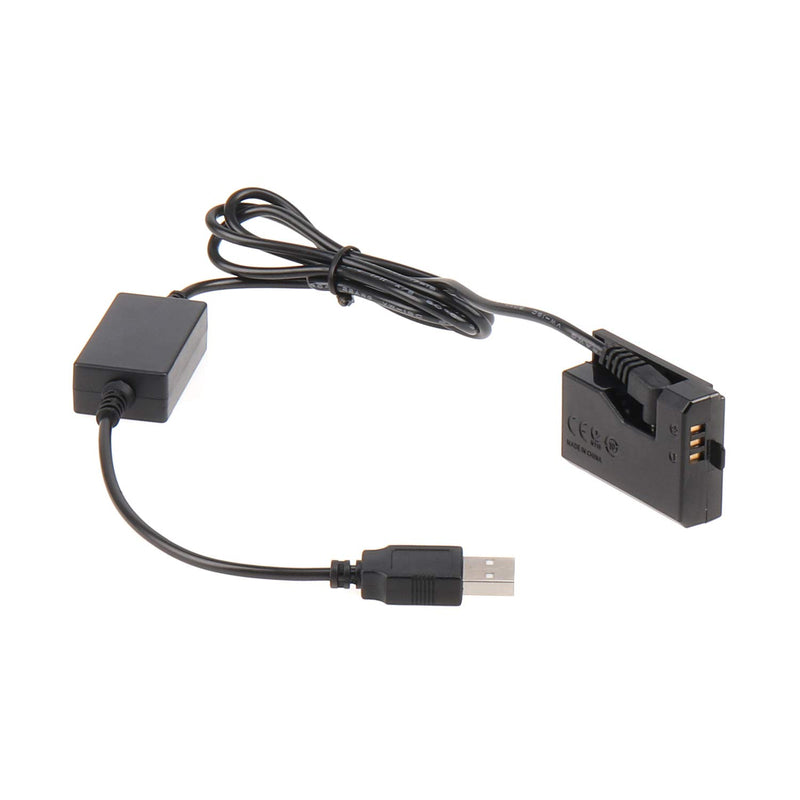 Foto4easy LP-E10 Dummy Battery with 5V 2A USB Cable for Canon EOS 1100D 1200D 1300D 1500D 3000D DSLR Cameras