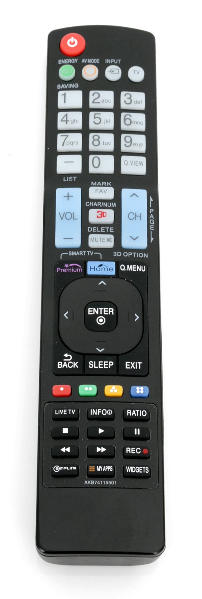 New AKB74115501 Lost Replacement Remote Control for LG LED Smart TV AGF76692626 AKB73756567 AKB73756506 AKB76631001 AKB72915206 AKB72914207 AKB69680409 AKB73615321 AKB73615337