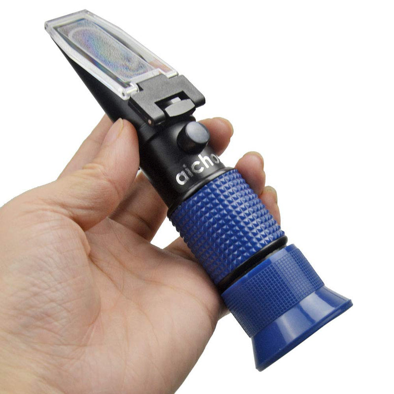 Aichose 0-80% Brix Meter Refractometer for Measuring Sugar Content in Fruit, Honey, Maple Syrup and Other Sugary Drink, with Automatic Temperature Compensation Function