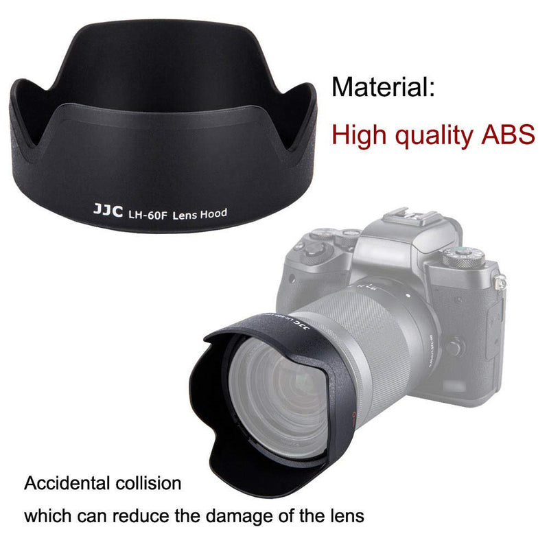 Reversible Lens Hood Shade for Canon EF-M 18-150mm F3.5-6.3 is STM Lens on EOS M6 Mark II M200 M100 M50, Replace Canon EW-60F Lens Hood Replace EW-60F