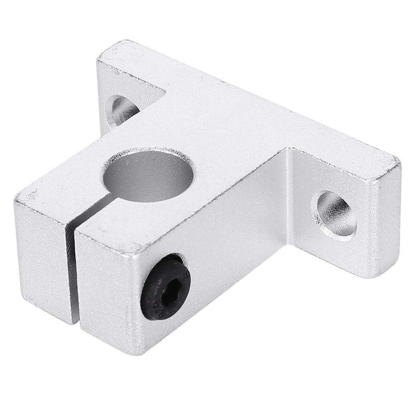 Shaft Bracket, 4PCs SK10 Shaft Bracket Hardware Fastener Aluminum Alloy Rail Accessory Industrial Tool, Simply Installed