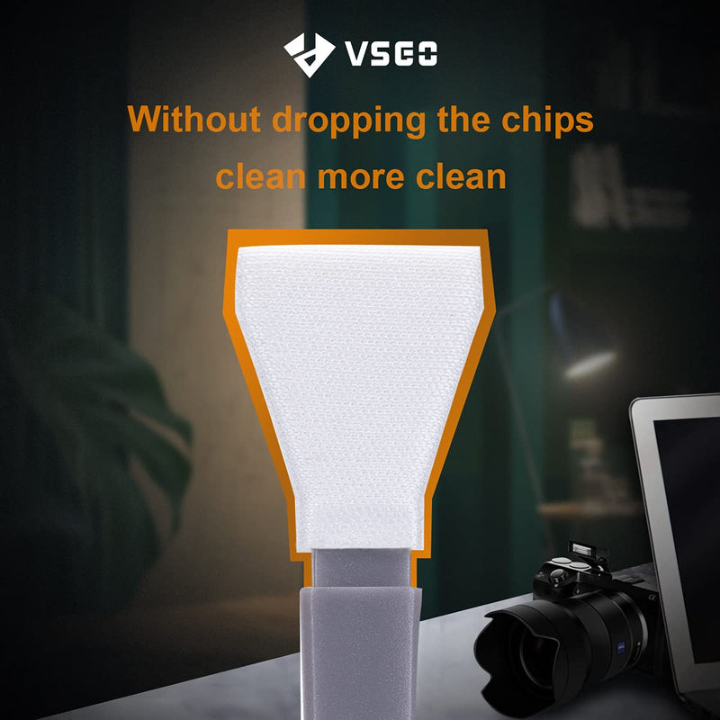 [AUSTRALIA] - VSGO 24 Pcs Digital Camera Cleaning Swab Full Frame Sensor Cleaning Swabs Dry CCD CMOS Clean Swab for Nikon Sony Canon DSLR Camera Clean Digital Camera 