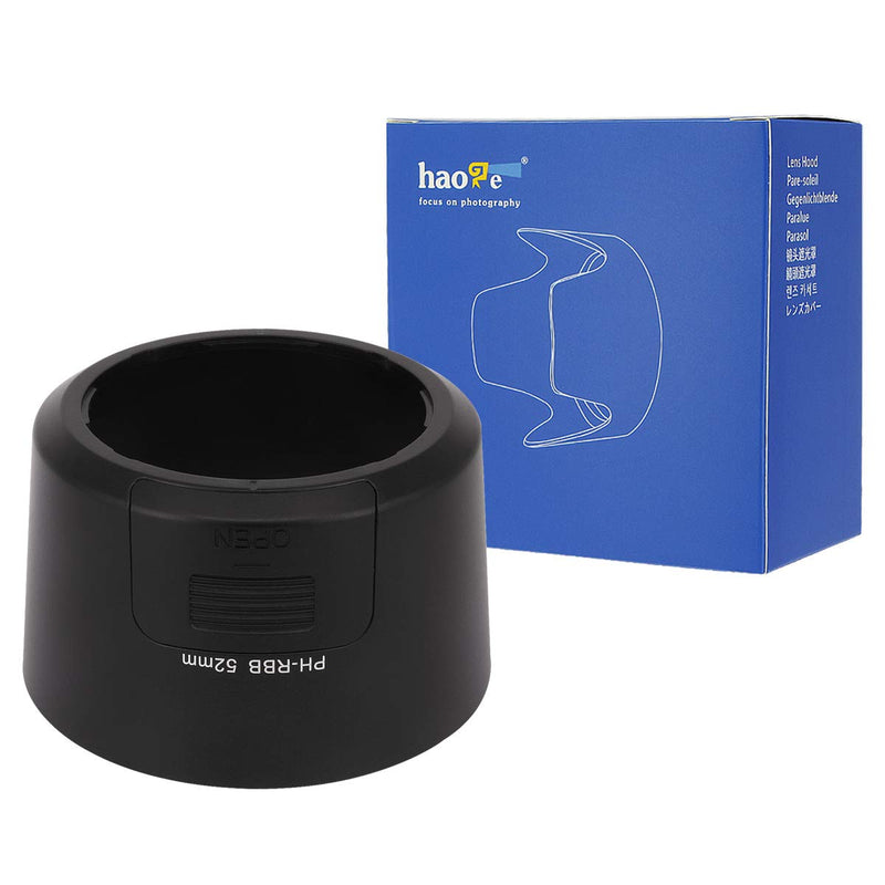 Haoge Bayonet Lens Hood for Pentax DA 50-200mm f4-5.6 ED Lens Replaces Pentax PH-RBB 52mm