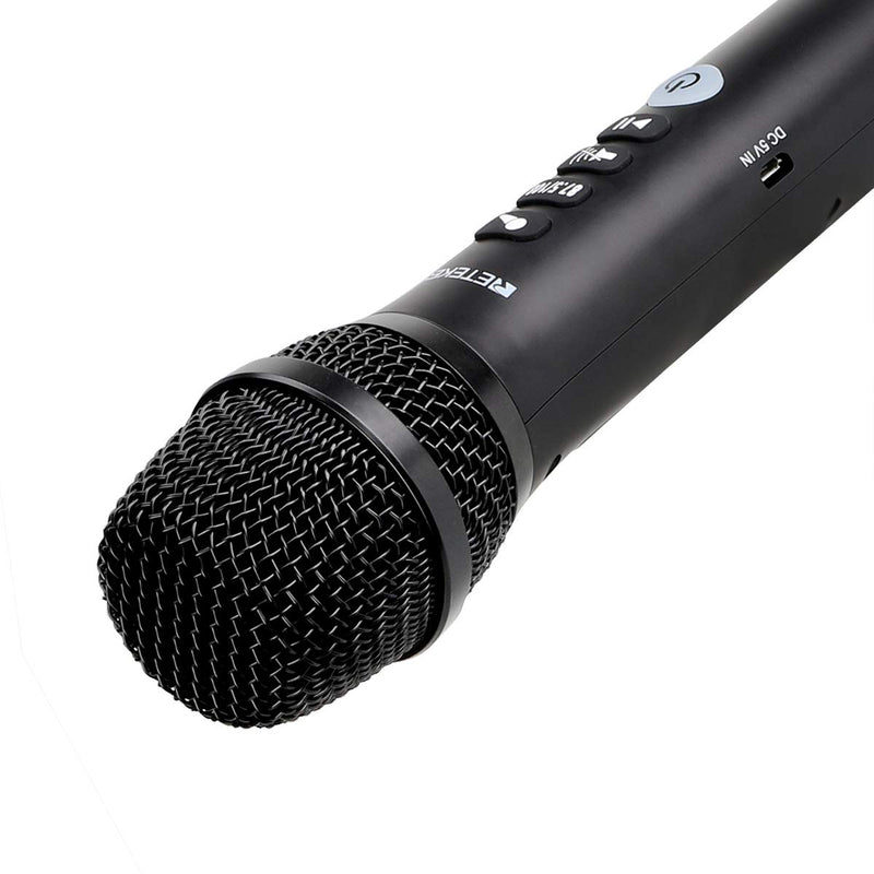 [AUSTRALIA] - Retekess TR617B Wireless Bluetooth Karaoke Microphone, 3-in-1 Portable Handheld Wireless Microphone, Battery Operated Microphone with Speaker for Karaoke, Party 