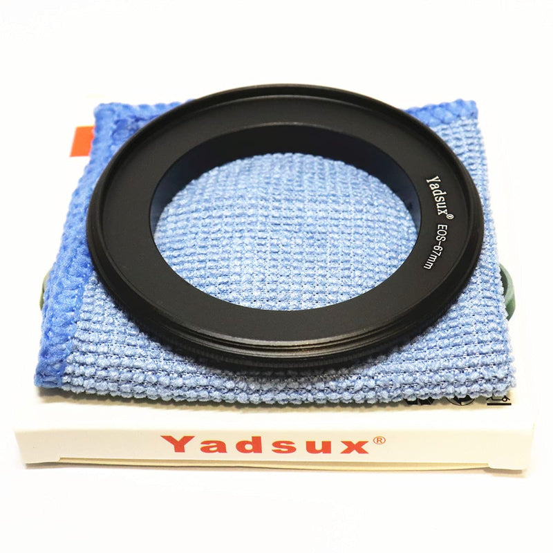 Yadsux EOS-67mm Filter Threaded Macro Reverse Mount Adapter Ring Compatible with Canon EOS 1d/1ds Mark II III IV X C 5D 5D Mark II/III 7D 10D 20D 30D 40D 50D 60D 60Da Rebel Camera to Macro Shoot