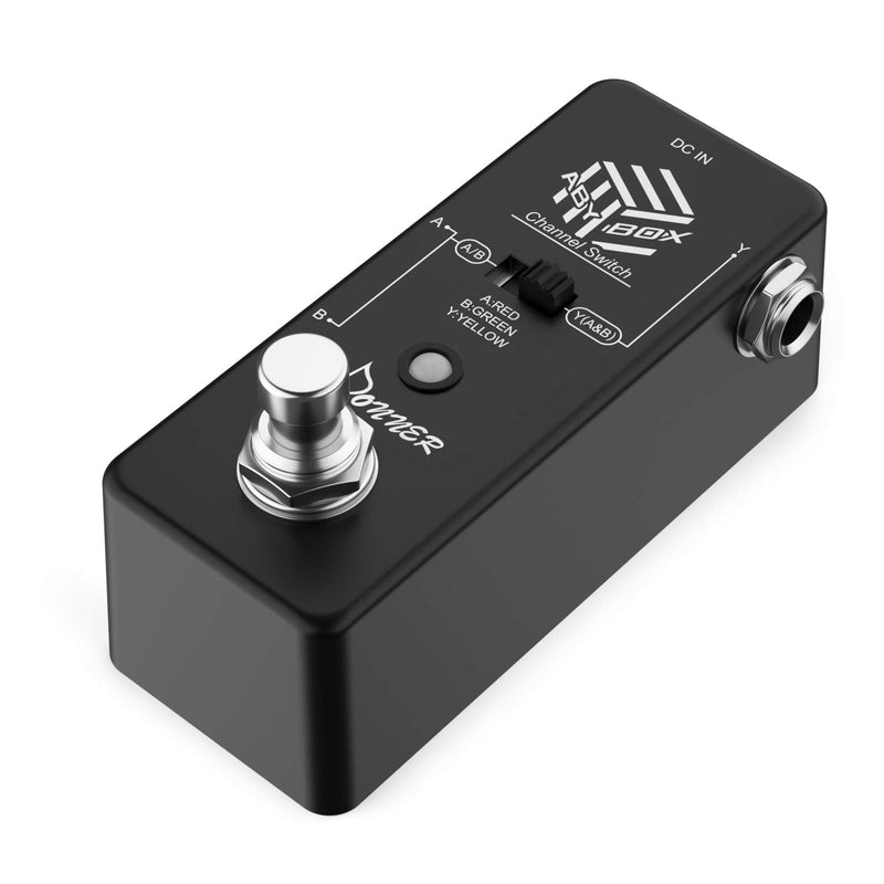 Donner ABY Box Line Selector AB Switch Mini Guitar Effect Pedal True Bypass