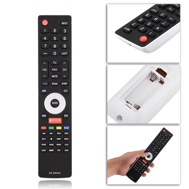 Smart TV Remote Control EN-33922A for Hisense, Remote Control Replacement for Hisense EN-33922A Smart TV