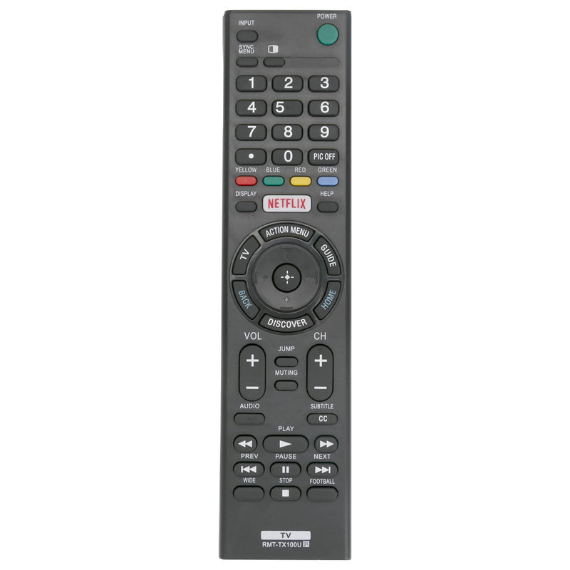 RMT-TX100U Replacement Remote Applicable for Sony TV XBR-65X810C XBR-55X810C XBR-75X910C XBR-65X900C XBR-55X900C KDL-55W800C KDL-50w800C XBR-49X800C XBR-65X810C XBR-55X810C KDL-55W850C KDL-50W850C