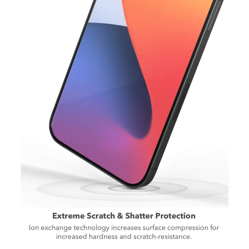 ZAGG InvisibleShield Glass Elite Screen Protector - Made for iPhone 12 Pro Max - Case Friendly Screen - Impact & Scratch Protection