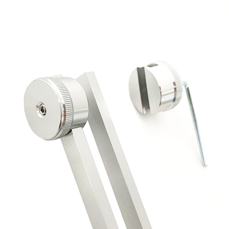 [AUSTRALIA] - LeSage Otto 128 HZ Biosonics Weighted Tuning Fork Diapason Medical 128 hertz Tuning Forks for Healing 128HZ Sonic Slider with Silicone Hammer Cleaning Cloth 