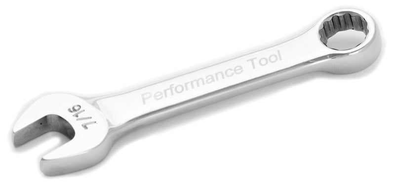 Performance Tool W30514 Performance Tool 7/16-Inch Stubby Combo Wrench