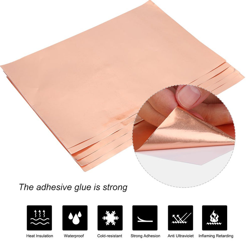 5Pcs Guitar Copper Foil Tape Conductive Adhesive Waterproof Tape