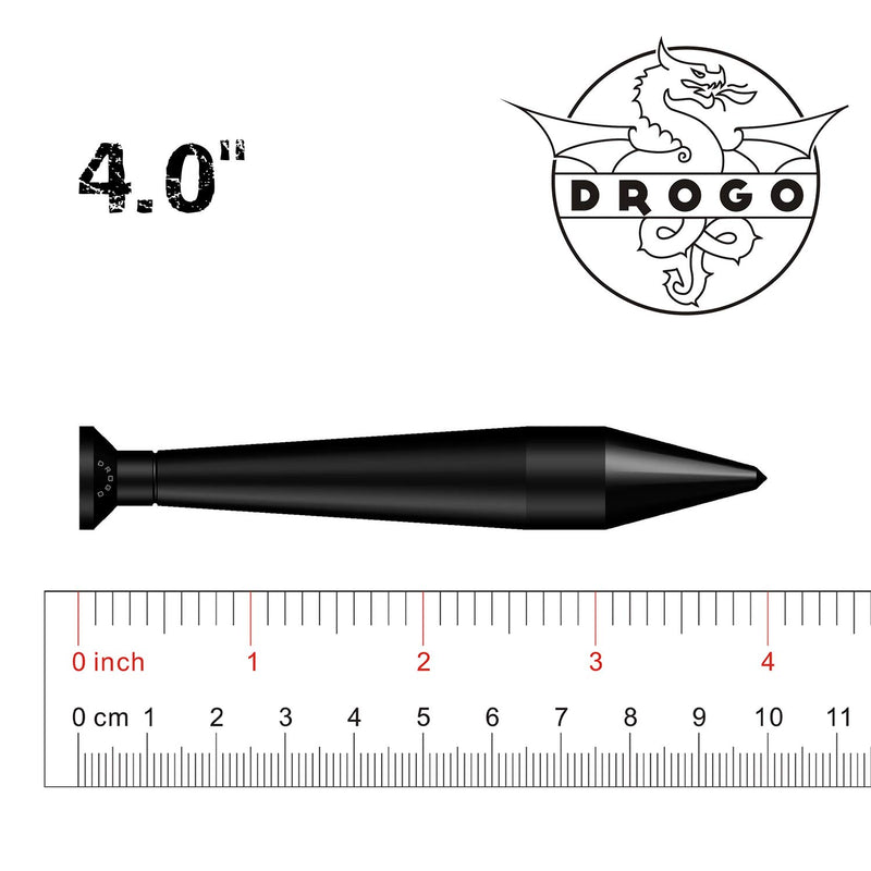 DROGO 4" TorpedoX Replacement Antenna for GMC Acadia 2007-2015 | FM/AM Reception Enhanced | Tough Material Creative Design - Stealth Black