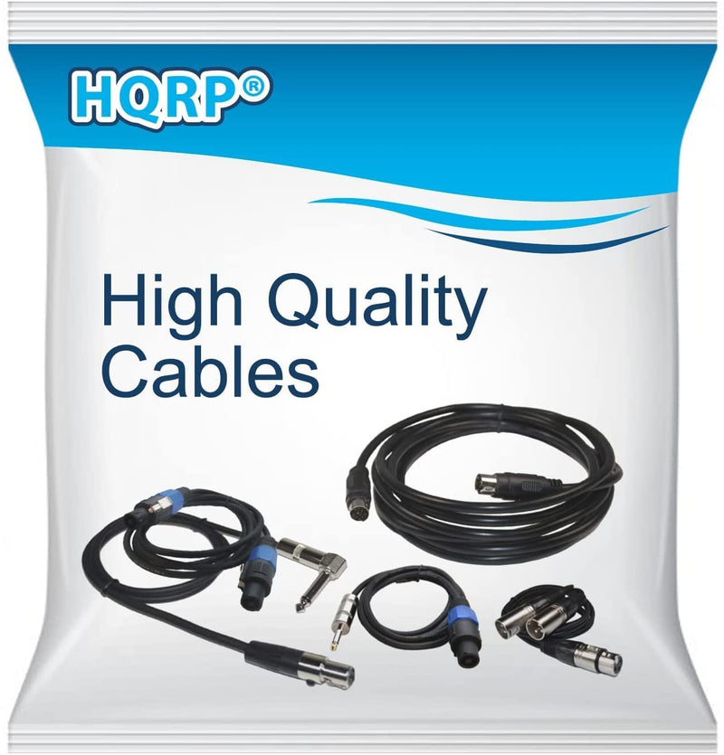 HQRP AV Audio Video Cable Cord Compatible with Sony Handycam VMC-15FS DCR-HC28 DCR-HC38 DCR-HC48 DCR-HC52 HDR-CX7 HDR-FX7 HDR-HC5 HDR-HC7 DCR-HC62 DCR-HC96 DCR-SR200 DCR-SR200C Camcorder