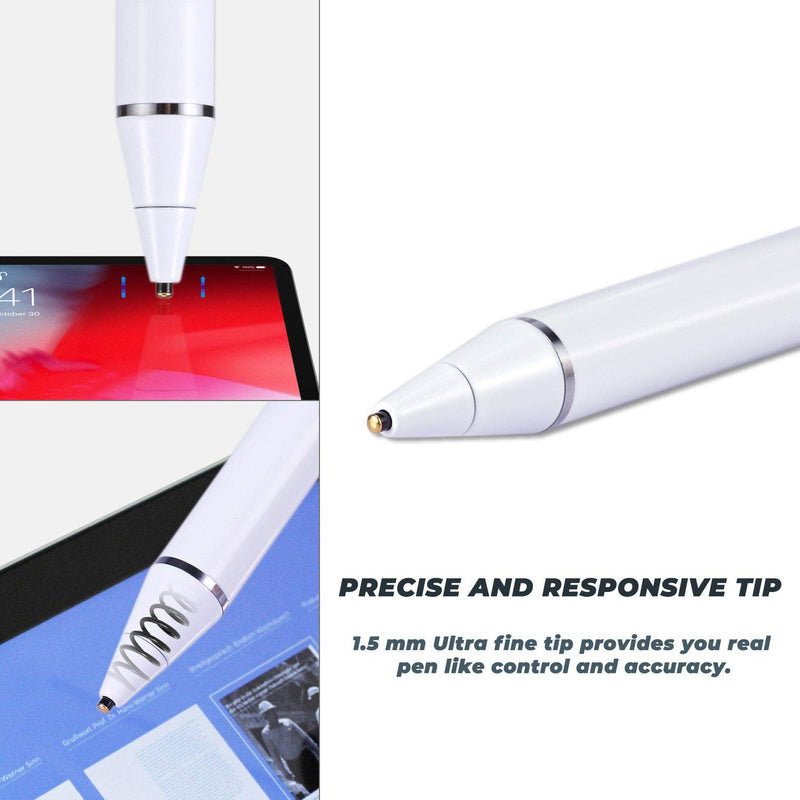 iPad Pro 10.5" Stylist Pencil, EVACH Digital Pen with 1.5mm Ultra Fine Tip Stylus for iPad Pro 10.5 Pens, White