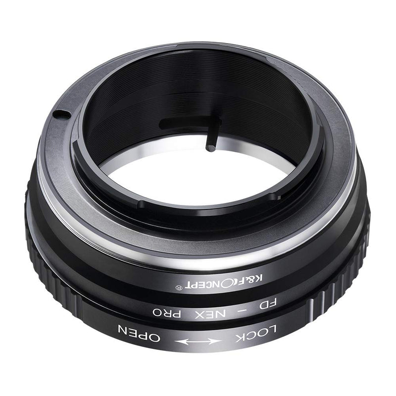 K&F Concept Lens Mount Adapter with Light-Reducing Paint Compatible for FD FL Lens to Sony NEX E-Mount Camera for Sony Alpha NEX-7 NEX-6 NEX-5N NEX-5 NEX-C3 NEX-3