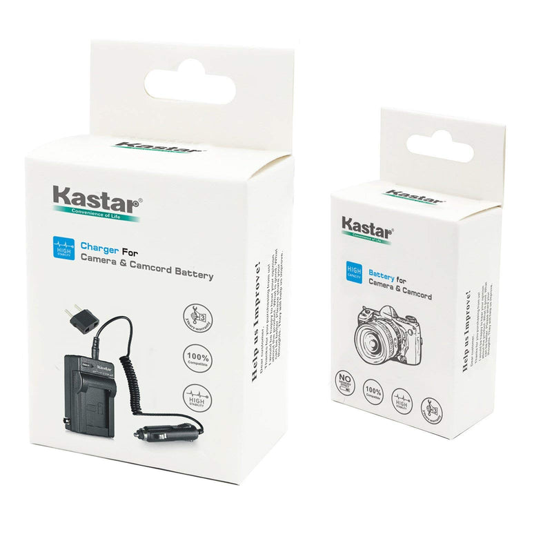 Kastar 1 Pack Battery and Charger for Panasonic CGA-DU06 CGA-DU07 CGA-DU12 CGA-DU14 CGA-DU21 Batteries