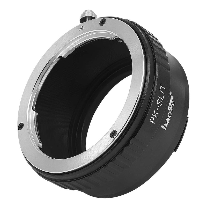 Haoge Manual Lens Mount Adapter for Pentax K PK Lens to Leica L Mount Camera Such as T, Typ 701, Typ701, TL, TL2, CL (2017), SL, Typ 601, Typ601, Panasonic S1 / S1R