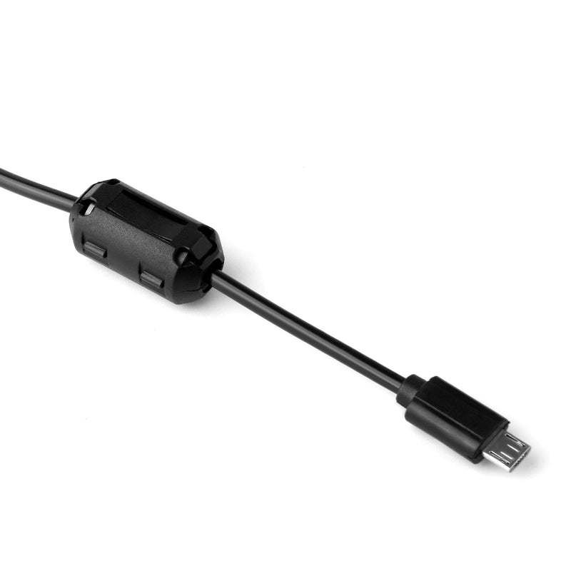 Ferrite Ring Core Black RFI EMI Noise Suppressor Cable Clip-20Pcs