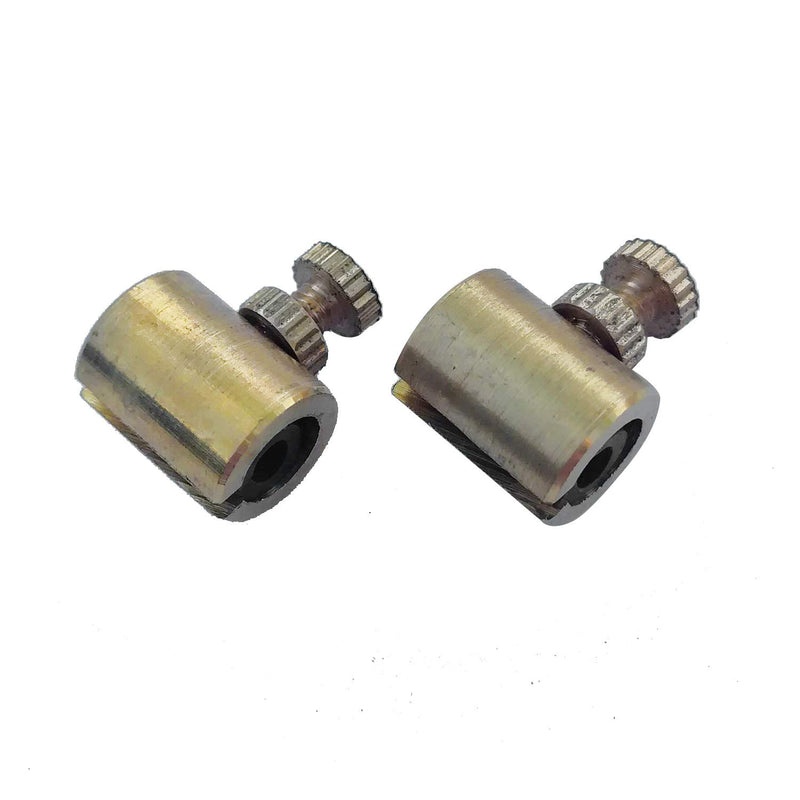 [AUSTRALIA] - Violin Mute 2 Pieces, Wolf Tone Gone Eliminator Mute Suppressor Tube Replacement Accessories for Violins (Gold) Gold 