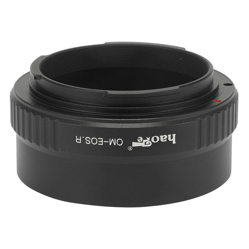 Haoge Manual Lens Mount Adapter for Olympus OM Lens to Canon RF Mount Camera Such as Canon EOS R