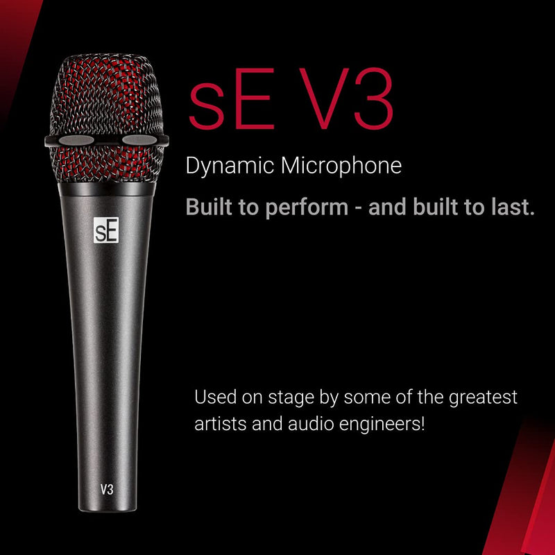 sE Electronics - V3 All Purpose Handheld Microphone Cardioid V3 - Black