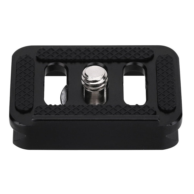 Mini Aluminium Alloy Quick Release Plate Camera Mount Tackle Photography Accessory with 1/4'' Screw, Suitable for SIRUI TYC10 T005 / T025 Ball Head, Swallowtail Design
